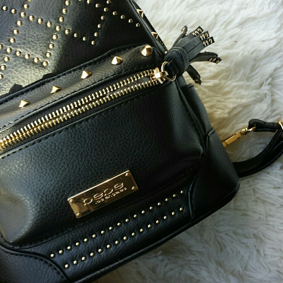 LAST CHANCE {Bebe} NWOT MINI Studded Backpack - Picture 4 of 8
